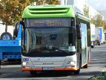MAN Lion's City Hybrid der ÜSTRA in Hannover auf der IAA am 24.09.2018