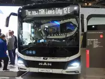MAN Lion's City E Vorführwagen in Hannover auf der IAA am 24.09.2018