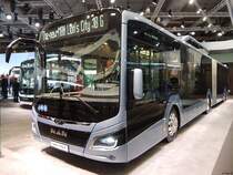MAN Lion's City CNG Vorführwagen in Hannover auf der IAA am 24.09.2018