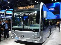 Mercedes Citaro III Hybrid Vorführwagen in Hannover auf der IAA am 24.09.2018