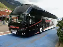 NEOPLAN EURO6 vom Busunternehmen Krautgarnter, anlässlich einer Pause im Bereich der Autostrada del Brennero; 191004