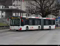 AAGS - Mercedes Citaro Nr.12  SZ 47812 unterwegs in Schwyz am 06.02.2021