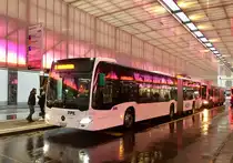 TPL, Lugano. Mercedes-Benz Citaro C2G Hybrid (Nr.499, Testfahrzeug) in Lugano, Centro. (3.2.2021)