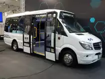 Mercedes Sprinter Vorführwagen mit Universals Aufbau in Hannover auf der IAA am 24.09.2018