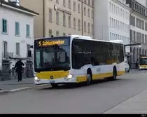 vb/sh - Mercedes Citaro Nr.34  SH 38034 unterwegs auf der Linie 5 in Schaffhausen am 05.02.2021