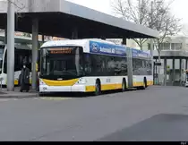 vb/sh - Hess Trolleybus Nr.106 bei den Bushaltestellen beim Bahnhof Schaffhausen am 05.02.2021