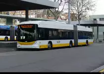 vb/sh - Hess Trolleybus Nr.107 bei den Bushaltestellen beim Bahnhof Schaffhausen am 05.02.2021