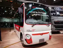 Hino Poncho EV Vorführwagen in Hannover auf der IAA am 24.09.2018