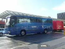 Mercedes O 404 aus Griechenland mit Anhänger in Hannover am 24.09.2018