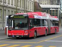 Bern Mobil - Volvo 7700 Nr.811 BE 612811 unterwegs auf der Linie 11 in Bern am 28.12.2008