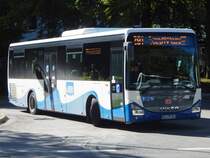 Iveco Crossway von der Usedomer Bäderbahn in Heringsdorf am 25.09.2018