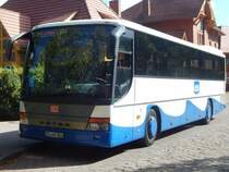 Setra 315 GT von der Usedomer Bäderbahn in Heringsdorf am 25.09.2018
