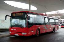 Irisbus Crossway LE  Wolf , Pforzheim Februar 2021