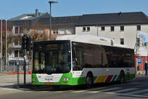 HY 9672, MAN Lion’s City vom Tice, ist in Petange unterwegs. 23.02.2021