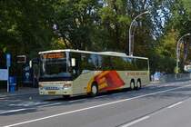JC 6011, Setra S 419 UL, von Josy Clement, fängt seine Strecke nach Diekirch in der Stadt Luxemburg an. 28.08.2018