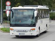 Setra 415 GT von Regionalbus Rostock in Waren am 26.09.2018