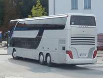 Setra 431 DT von URB aus Deutschland in Neubrandenburg am 26.09.2018