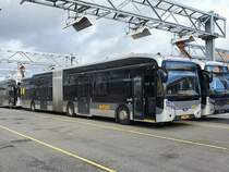 Groningen . 2020-02-18 . Qbuzz . 7052 (7050 - 7060) . 07-BNX-5 . 2019 . VDL . Citea SLFA-180 Electric