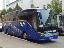 Setra 515 HD von Hofacker aus Deutschland in Neubrandenburg am 26.09.2018
