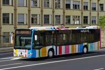VB 2270, Mercedes Benz Citato des VDL, in der Stadt Luxemburg unterwegs. 10.08.2018
