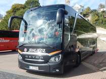 Setra 516 HDH von Schlienz aus Deutschland im Stadthafen Sassnitz am 29.09.2018