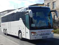 Setra 416 GT-HD von Henriks Resor aus Schweden in Sassnitz am 29.09.2018