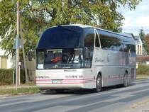 Neoplan Starliner von KB Reisen aus Deutschland in Mukran am 29.09.2018