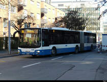 VBZ -MAN Lion`s City  Nr.513  ZH  582513 unterwegs in Zürich Altstetten  am 21.02.2021