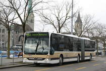 Citaro 58 zwischen Helmhaus und Bellevue am 17.02.2013.