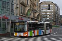 ST 3061, MAN Lion’s City des VDL, aufgenommen nahe dem Bahnhof der Stadt Luxemburg   13.12.2020