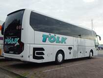 MAN Lion's Coach von Tölk aus Deutschland im Stadthafen Sassnitz am 30.09.2018