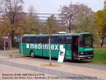 Dieser Setra S 213 RL war zuvor im Dienst der Polizei Bielefeld aktiv