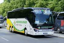 Setra S 516 HD, Hausemann & Mager GmbH & Co. KG, Berlin (Busdemo) im Juni 2020.