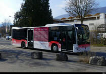 BGU - Mercedes Citaro Nr.20  SO 185013 unterwegs in Grenchen beim Südbahnhof am 06.03.2021