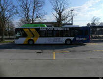 BGU - Mercedes Citaro Nr.24  SO 144738 unterwegs in Grenchen beim Südbahnhof am 06.03.2021