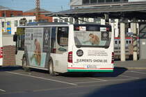 Stadtwerke Aschaffenburg / Wagen 172 (AB-VA 72) / Aschaffenburg, Hauptbahnhof/ROB / Mercedes-Benz O 530 II / Aufnahemdatum: 06.03.2021 / Werbung: elements Bad / Heizung / Energie