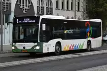 NV 9689, Mercedes Benz Citaro vom Tice, nähert sich dem Bahnhof von Esch Alzette. 09.11.2017