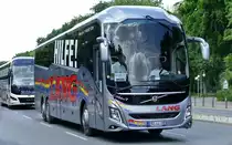 New Volvo 9900, 'Lang-Reisen'. Busdemo, Berlin im Juni 2020. (#busretten)