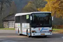 SX 7936, Setra S 315 UL von Voyages Simon, nahe dem Stausee in Esch Sauer aufgenommen am 19.11.2011.

