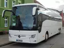 Mercedes Tourismo Vorführwagen aus Deutschland in Neubrandenburg am 07.10.2018