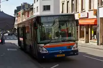 XX 5786, Irisbus Citelis des VDL, in alter Farbgebung, in den Straßen der Stadt Luxemburg gesehen.  17.06.2013