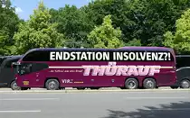 Neoplan Cityliner N1218 SHDL,  ''Thürauf Busreisen'', Berlin, (Busdemo) im Juni 2020. (#busretten)