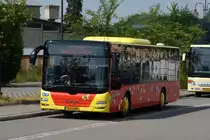 EW 1204, MAN Lion’s City der Gemeinde Niederanven, gesehen am Bahnhof in Diekirch. 03.06.2017