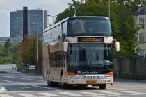 EW 1054, Setra S 431 DT von Emile Weber, aufgenommen in der Stadt Luxemburg 28.08.2018