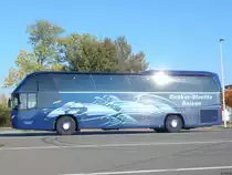 Neoplan Cityliner von Becker-Strelitz Reisen aus Deutschland in Neubrandenburg am 12.10.2018