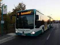 Mercedes Citaro III der Neubrandenburger Verkehrsbetriebe in Neubrandenburg am 12.10.2018