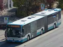 Mercedes Citaro III der Neubrandenburger Verkehrsbetriebe in Neubrandenburg am 12.10.2018