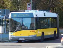 Solaris Urbino 18 der BVG in Berlin am 31.10.2018