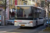 VU 4083, Setra S 416 LE von Voyages Unsen, in den Straßen von Ettelbrück aufgenommen am 18.12.2020.
