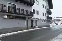 Haltestelle Kitzbühel Graggaugasse. Aufgenommen 27.1.2021. 
